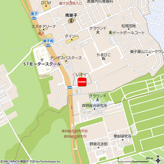 盛岡いすゞモーター株式会社・盛岡北支店付近の地図